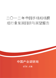 二〇一二年中國手機(jī)相機(jī)模組行業(yè)發(fā)展回顧與展望報(bào)告