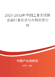 2025-2031年中國工業(yè)無線路由器行業(yè)現(xiàn)狀與市場(chǎng)前景分析
