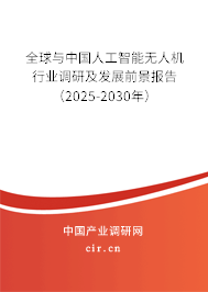 全球與中國人工智能無人機行業(yè)調(diào)研及發(fā)展前景報告（2025-2030年）