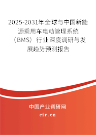 2025-2031年全球與中國新能源乘用車電動(dòng)管理系統(tǒng)（BMS）行業(yè)深度調(diào)研與發(fā)展趨勢預(yù)測報(bào)告