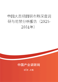 中國大直徑圓鋼市場深度調(diào)研與前景分析報(bào)告（2025-2031年）