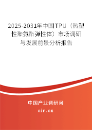 2025-2031年中國TPU（熱塑性聚氨酯彈性體）市場調(diào)研與發(fā)展前景分析報告