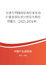 全球與中國微型渦輪發(fā)電機行業(yè)發(fā)展現(xiàn)狀分析及市場前景報告（2025-2031年）