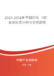 2025-2031年中國羽毛（絨）發(fā)展現(xiàn)狀分析與前景趨勢(shì)