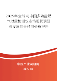 2025年全球與中國多功能燃?xì)庑孤稒z測儀市場現(xiàn)狀調(diào)研與發(fā)展前景預(yù)測分析報告