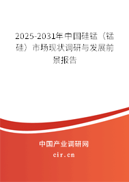 2025-2031年中國(guó)硅錳（錳硅）市場(chǎng)現(xiàn)狀調(diào)研與發(fā)展前景報(bào)告
