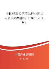 中國硅凝膠疤痕貼行業(yè)現(xiàn)狀與發(fā)展趨勢報(bào)告（2025-2031年）