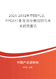2025-2031年中國PLD、FPGA行業(yè)發(fā)展全面調研與未來趨勢報告