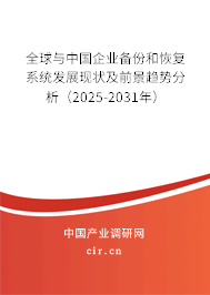 全球與中國企業(yè)備份和恢復系統(tǒng)發(fā)展現(xiàn)狀及前景趨勢分析（2025-2031年）