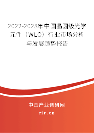 2022-2028年中國晶圓級(jí)光學(xué)元件（WLO）行業(yè)市場分析與發(fā)展趨勢(shì)報(bào)告
