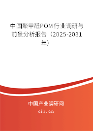 中國聚甲醛POM行業(yè)調(diào)研與前景分析報告（2025-2031年）