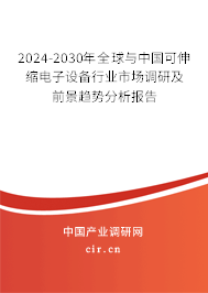 2024-2030年全球與中國(guó)可伸縮電子設(shè)備行業(yè)市場(chǎng)調(diào)研及前景趨勢(shì)分析報(bào)告