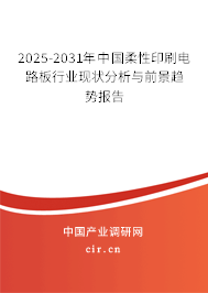 2025-2031年中國柔性印刷電路板行業(yè)現(xiàn)狀分析與前景趨勢報告