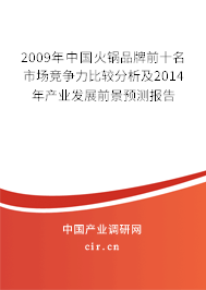 2009年中國(guó)火鍋品牌前十名市場(chǎng)競(jìng)爭(zhēng)力比較分析及2014年產(chǎn)業(yè)發(fā)展前景預(yù)測(cè)報(bào)告 2009年中國(guó)火鍋品牌前十名市場(chǎng)競(jìng)爭(zhēng)力比較分析及2014年產(chǎn)業(yè)發(fā)展前景預(yù)測(cè)報(bào)告