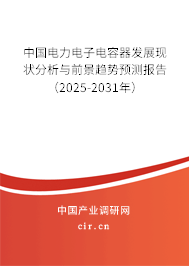 中國電力電子電容器發(fā)展現(xiàn)狀分析與前景趨勢預(yù)測報(bào)告（2025-2031年）