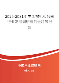 2025-2031年中國裸機(jī)服務(wù)器行業(yè)發(fā)展調(diào)研與前景趨勢報告