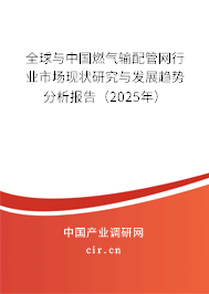全球與中國燃氣輸配管網(wǎng)行業(yè)市場現(xiàn)狀研究與發(fā)展趨勢分析報告(2025年) 全球與中國燃氣輸配管網(wǎng)行業(yè)市場現(xiàn)狀研究與發(fā)展趨勢分析報告(2025年)