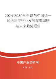 2024-2030年全球與中國統(tǒng)一通信監(jiān)控行業(yè)發(fā)展深度調(diào)研與未來趨勢報告