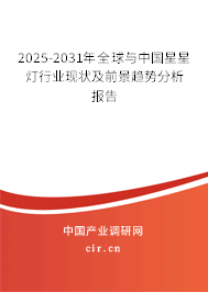 2025-2031年全球與中國(guó)星星燈行業(yè)現(xiàn)狀及前景趨勢(shì)分析報(bào)告