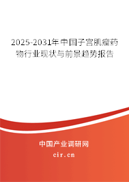 2025-2031年中國子宮肌瘤藥物行業(yè)現(xiàn)狀與前景趨勢報告 2025-2031年中國子宮肌瘤藥物行業(yè)現(xiàn)狀與前景趨勢報告