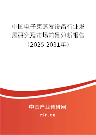 中國電子束蒸發(fā)設(shè)備行業(yè)發(fā)展研究及市場前景分析報告（2025-2031年）
