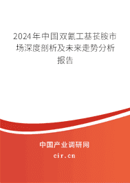 2023年中國雙氰工基萇胺市場深度剖析及未來走勢分析報告 2023年中國雙氰工基萇胺市場深度剖析及未來走勢分析報告