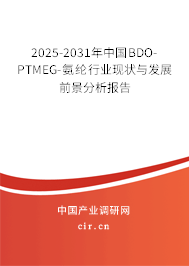 2025-2031年中國BDO-PTMEG-氨綸行業(yè)現(xiàn)狀與發(fā)展前景分析報告 2025-2031年中國BDO-PTMEG-氨綸行業(yè)現(xiàn)狀與發(fā)展前景分析報告