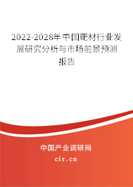 2022-2028年中國靶材行業(yè)發(fā)展研究分析與市場(chǎng)前景預(yù)測(cè)報(bào)告