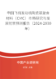 中國飛機發(fā)動機陶瓷基復合材料（CMC）市場研究與發(fā)展前景預測報告（2024-2030年）