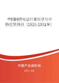 中國(guó)網(wǎng)絡(luò)電話行業(yè)現(xiàn)狀與市場(chǎng)前景預(yù)測(cè)（2025-2031年）