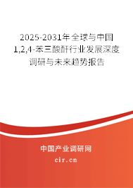 2025-2031年全球與中國1,2,4-苯三酸酐行業(yè)發(fā)展深度調(diào)研與未來趨勢報(bào)告
