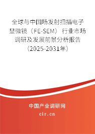 全球與中國場發(fā)射掃描電子顯微鏡(FE-SEM)行業(yè)市場調(diào)研及發(fā)展前景分析報告(2025-2031年) 全球與中國場發(fā)射掃描電子顯微鏡(FE-SEM)行業(yè)市場調(diào)研及發(fā)展前景分析報告(2025-2031年)