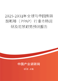 2025-2031年全球與中國焦磷酸哌嗪（PPAP）行業(yè)市場調(diào)研及前景趨勢預(yù)測報告