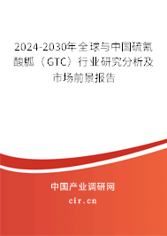 2024-2030年全球與中國(guó)硫氰酸胍(GTC)行業(yè)研究分析及市場(chǎng)前景報(bào)告 2024-2030年全球與中國(guó)硫氰酸胍(GTC)行業(yè)研究分析及市場(chǎng)前景報(bào)告