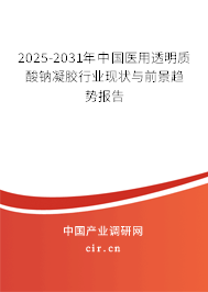 2025-2031年中國醫(yī)用透明質酸鈉凝膠行業(yè)現(xiàn)狀與前景趨勢報告 2025-2031年中國醫(yī)用透明質酸鈉凝膠行業(yè)現(xiàn)狀與前景趨勢報告