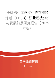 全球與中國浮式生產(chǎn)存儲和卸載（FPSO）行業(yè)現(xiàn)狀分析與發(fā)展前景研究報告（2025年版）