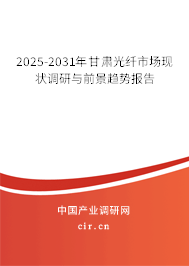 2025-2031年甘肅光纖市場現(xiàn)狀調(diào)研與前景趨勢報告