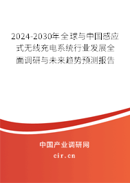 2024-2030年全球與中國感應(yīng)式無線充電系統(tǒng)行業(yè)發(fā)展全面調(diào)研與未來趨勢預(yù)測報(bào)告