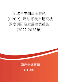 全球與中國高壓共軌（HPCR）燃油系統(tǒng)市場現(xiàn)狀深度調(diào)研及發(fā)展趨勢報告（2022-2028年）