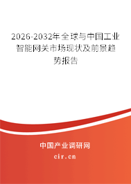 2026-2032年全球與中國工業(yè)智能網(wǎng)關市場現(xiàn)狀及前景趨勢報告 2026-2032年全球與中國工業(yè)智能網(wǎng)關市場現(xiàn)狀及前景趨勢報告