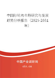 中國砂輪片市場研究與發(fā)展趨勢分析報告（2025-2031年）