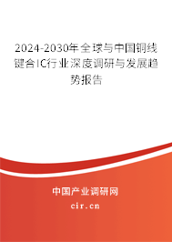 2024-2030年全球與中國銅線鍵合IC行業(yè)深度調(diào)研與發(fā)展趨勢報(bào)告