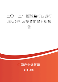二〇一二年版輪胎行業(yè)運(yùn)行現(xiàn)狀分析及投資前景分析報(bào)告 二〇一二年版輪胎行業(yè)運(yùn)行現(xiàn)狀分析及投資前景分析報(bào)告