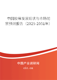 中國膠帶發(fā)展現(xiàn)狀與市場前景預(yù)測報(bào)告（2025-2031年）