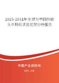 2025-2031年全球與中國(guó)熱敏頭市場(chǎng)現(xiàn)狀及前景分析報(bào)告