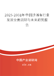 2025-2031年中國沙灘車行業(yè)發(fā)展全面調研與未來趨勢報告