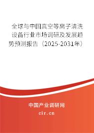 全球與中國(guó)真空等離子清洗設(shè)備行業(yè)市場(chǎng)調(diào)研及發(fā)展趨勢(shì)預(yù)測(cè)報(bào)告（2025-2031年）