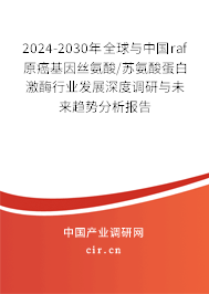 2024-2030年全球與中國raf原癌基因絲氨酸/蘇氨酸蛋白激酶行業(yè)發(fā)展深度調(diào)研與未來趨勢分析報告