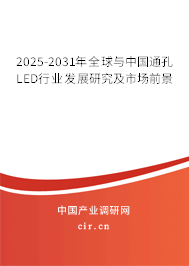 2025-2031年全球與中國通孔LED行業(yè)發(fā)展研究及市場(chǎng)前景 2025-2031年全球與中國通孔LED行業(yè)發(fā)展研究及市場(chǎng)前景