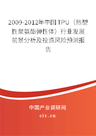 2009-2012年中國TPU（熱塑性聚氨酯彈性體）行業(yè)發(fā)展前景分析及投資風險預(yù)測報告